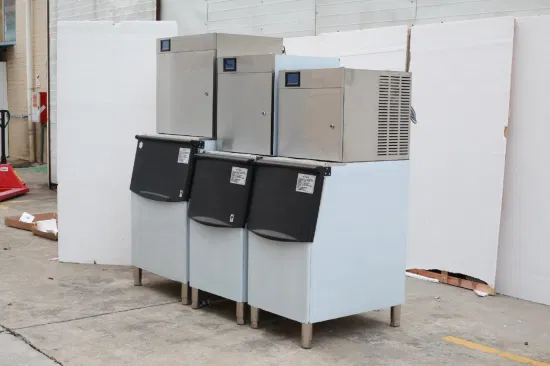 150 kg 200 kg 300 kg große Kapazität Eiswürfelmaschine Granulat-Eismaschine für den gewerblichen Einsatz mit CE-Zertifizierung