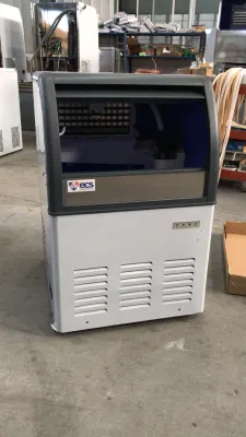 Automatische 100-kg-Eiswürfelmaschine für den gewerblichen Gebrauch/Eismaschine für Privathaushalte für Kaffee- und Eisdessertgeschäfte