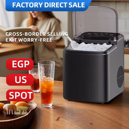Tragbare Mini-Eismaschine für die Arbeitsplatte mit elektrischer Kugel
